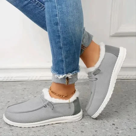 Warm Fleece Slip On Loafer Sneakers Low Top Slip-On Shoes Lightweight & Comfortable Walking Shoes Women‘s Footwear
Warm Fleece Slip On Loafer Sneakers Low Top Slip-On Shoes Lightweight & Comfortable Walking Shoes Women‘s Footwear