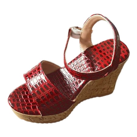 PEASKJP Sandals Women Wide Flat Sandals for Women Palm Leaf Summer Casual (Red 7.5)
PEASKJP Sandals Women Wide Flat Sandals for Women Palm Leaf Summer Casual (Red 7.5)