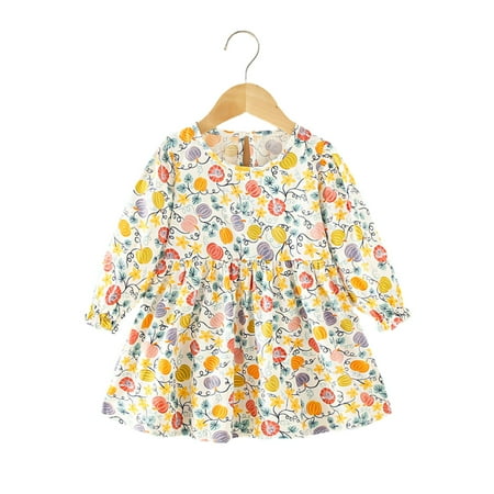 Esaier Toddler Kids Floral Dress for Girls Spring Fall Princess Cotton Skirt 1-8Y Baby Long Sleeve Onesies Dress
Esaier Toddler Kids Floral Dress for Girls Spring Fall Princess Cotton Skirt 1-8Y Baby Long Sleeve Onesies Dress
