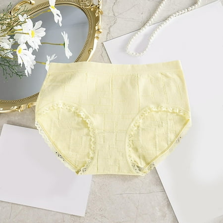 Hunpta Underwear Women Solid Color Sexy Cotton Stretch Underwear Bottom Line Lace Mid Waisted Briefs Panties
Hunpta Underwear Women Solid Color Sexy Cotton Stretch Underwear Bottom Line Lace Mid Waisted Briefs Panties