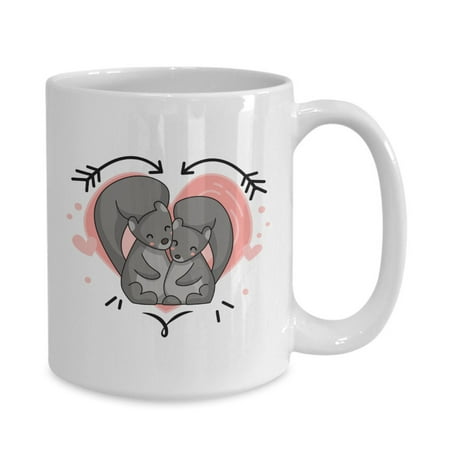 Squirrels In Love Valentine S Day coffee mug