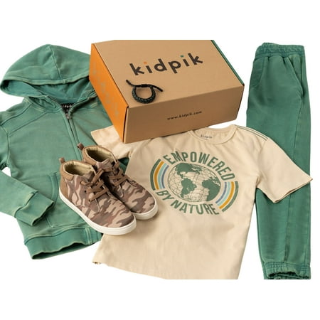 KIDPIK Boys Empowered By Nature Graphic Tee Zip Hoodie Fleece Jogger Sneaker And Bracelet Outfit Set 5-Piece Size: 2 - 14
KIDPIK Boys Empowered By Nature Graphic Tee Zip Hoodie Fleece Jogger Sneaker And Bracelet Outfit Set 5-Piece Size: 2 - 14