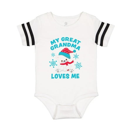 Inktastic Polar Bear My Great Grandma Loves Me in Santa Hat Gift Baby Boy or Baby Girl Bodysuit
Inktastic Polar Bear My Great Grandma Loves Me in Santa Hat Gift Baby Boy or Baby Girl Bodysuit
