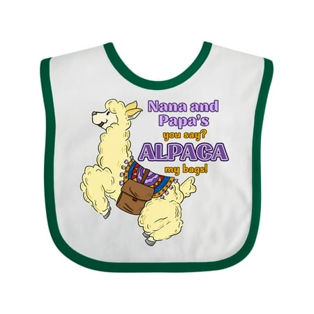 Inktastic Nana and Papa s You Say ALPACA My Bags with Jumping Alpaca Gift Baby Boy or Baby Girl Bib
Inktastic Nana and Papa s You Say ALPACA My Bags with Jumping Alpaca Gift Baby Boy or Baby Girl Bib