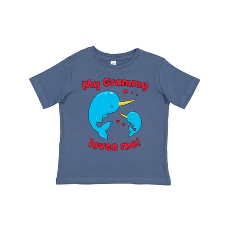 Inktastic My Grammy Loves Me Narwhal Family Gift Toddler Boy or Toddler Girl T-Shirt
Inktastic My Grammy Loves Me Narwhal Family Gift Toddler Boy or Toddler Girl T-Shirt