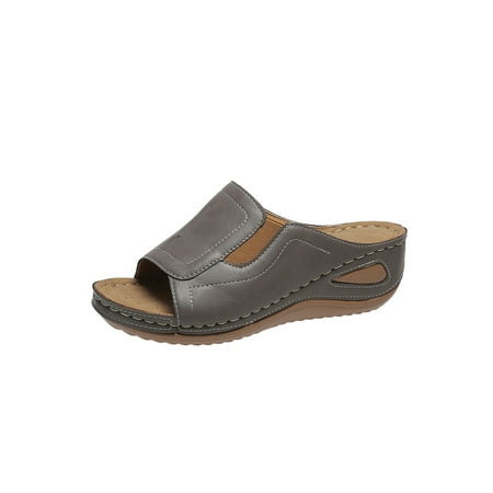 Colisha Ladies Slides Slippers Beach Sandals Summer Sandal Walking Non-Slip Shoes Slip On Gray 5
Colisha Ladies Slides Slippers Beach Sandals Summer Sandal Walking Non-Slip Shoes Slip On Gray 5