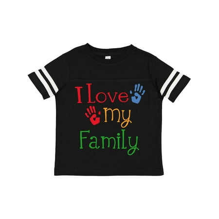 Inktastic I Love My Family Gift Toddler Boy or Toddler Girl T-Shirt
