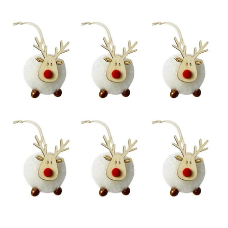 WSBDENLK Rollback and Clearance 6Pc Christmas Tree Decorations Small Accessories Fabric Christmas Deer Plush Doll Pendant Clearance On Christmas Item
WSBDENLK Rollback and Clearance 6Pc Christmas Tree Decorations Small Accessories Fabric Christmas Deer Plush Doll Pendant Clearance On Christmas Item