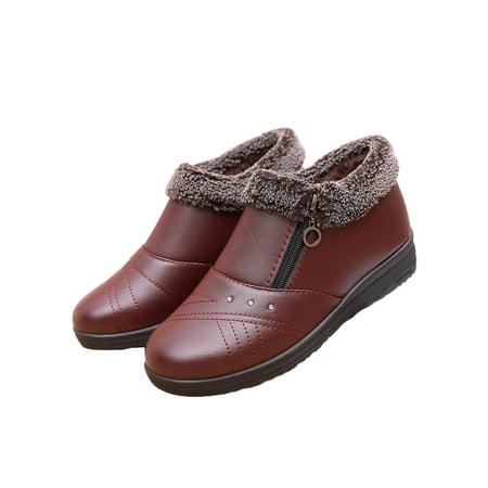 Woobling Ladies Comfortable Comfort Casual Shoes Zipper Ankle Boots Walking Round Toe Winter Warm Red 4.5
Woobling Ladies Comfortable Comfort Casual Shoes Zipper Ankle Boots Walking Round Toe Winter Warm Red 4.5