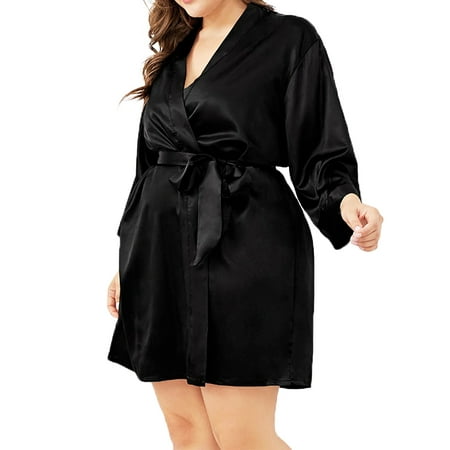 XXLvision Women s Plus Size Lingerie Silk Satin Nightgown Bridesmaid Robe Lingerie Sleepwear Nightwear
XXLvision Women s Plus Size Lingerie Silk Satin Nightgown Bridesmaid Robe Lingerie Sleepwear Nightwear