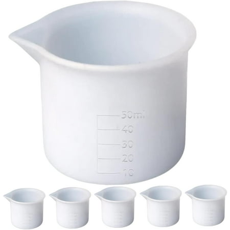 Myst Design 6pcs Silicone Measuring Cups With Scale 50ml Epoxy Mixing Cups for DIY Resin jects
Myst Design 6pcs Silicone Measuring Cups With Scale 50ml Epoxy Mixing Cups for DIY Resin jects