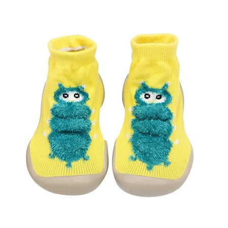 Toddler Baby Caterpillar Non-Slip First Walkers Baby Elastic Socks Shoes