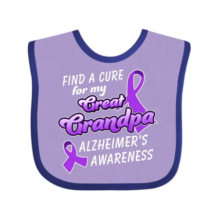 Inktastic Alzheimer s Awareness Find a Cure for my Great Grandpa Gift Baby Boy or Baby Girl Bib
Inktastic Alzheimer s Awareness Find a Cure for my Great Grandpa Gift Baby Boy or Baby Girl Bib