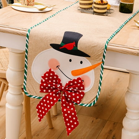 Christmas Table Runner Snowman Xmas Table Runner with 3D Snowman Christmas Holiday Table Decorations Long Linen Party Ornaments 13x70 Inches
Christmas Table Runner Snowman Xmas Table Runner with 3D Snowman Christmas Holiday Table Decorations Long Linen Party Ornaments 13x70 Inches