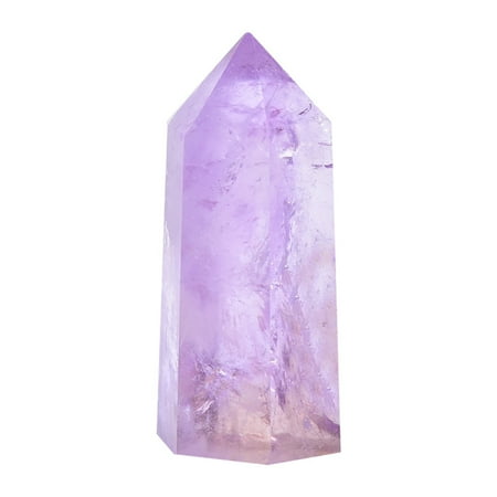 wendunide home decor Natural Fluorite Quartz Healing Hexagonal Bar Point A