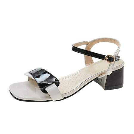 GNEIKDEING Sandals For Women Ladies Chunky Heel High Heel Fish Mouth Sandals Gift on Clearance
GNEIKDEING Sandals For Women Ladies Chunky Heel High Heel Fish Mouth Sandals Gift on Clearance