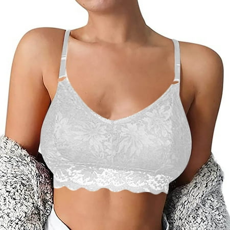 Tangnade Sexy Sunflower Lace Beauty Back Tube Top Camisole Bras For Women