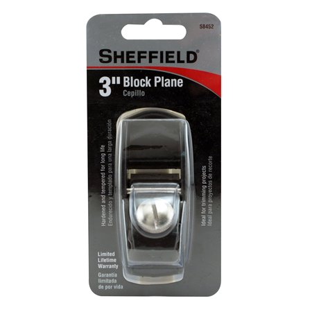 58452 3 Inch Block Plane, Hardened and tempered for long life By Sheffield