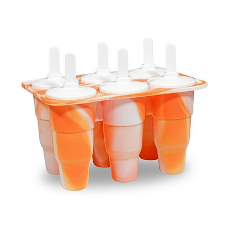 KEVCHE 6 Grids Silicone Ice Cream Mold form Popsicle Mold