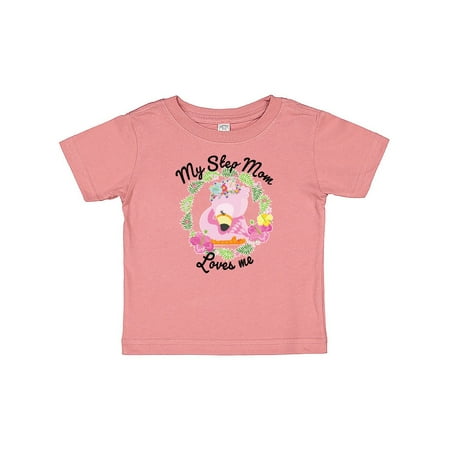 Inktastic Baby Flamingo My Step Mom Loves Me in Flower Wreath Gift Baby Boy or Baby Girl T-Shirt
Inktastic Baby Flamingo My Step Mom Loves Me in Flower Wreath Gift Baby Boy or Baby Girl T-Shirt