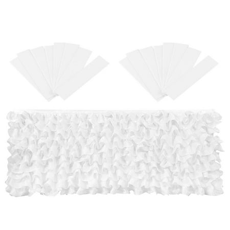 Soft Elegant Table Skirt Table Decoration For Wedding Party Baby Shower Home Decoration
Soft Elegant Table Skirt Table Decoration For Wedding Party Baby Shower Home Decoration
