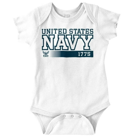1775 United States Navy US Military Romper Boys or Girls Infant Baby Brisco Brands 12M
1775 United States Navy US Military Romper Boys or Girls Infant Baby Brisco Brands 12M
