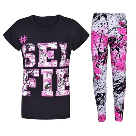 Camouflage T-shirt Print For Girls And Boys From 5 to13 Years Short Sleeve Suit