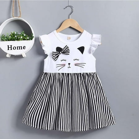 nsendm Baby Kid Dress Clothes Striped Printed Cat Toddler Girl Princess Sleeveless Girls Dress&Skirt Plaid Dress for Big Girls Dress White 18-24 Months
nsendm Baby Kid Dress Clothes Striped Printed Cat Toddler Girl Princess Sleeveless Girls Dress&Skirt Plaid Dress for Big Girls Dress White 18-24 Months