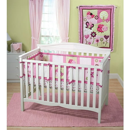 Summer Infant Lady Bug Garden 4 Piece Crib Bedding Set As Low As