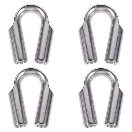 NUOLUX 4pcs Professional Cable Fixing Thimble Rigging Unique Fixing Workpiece