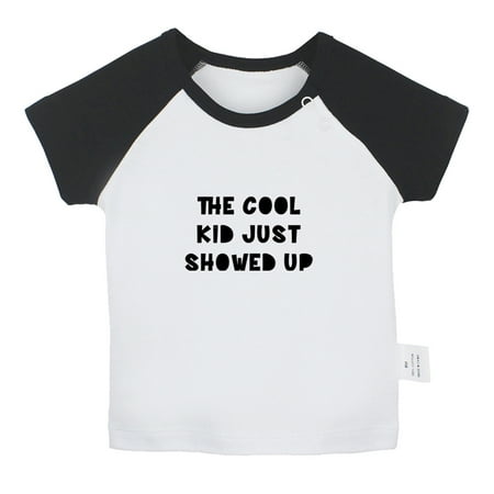 The Cool Kid Just Showed UP Funny T shirt For Baby Newborn Babies T-shirts Infant Tops 0-24M Kids Graphic Tees Clothing (Short Black Raglan T-shirt 12-18 Months)
The Cool Kid Just Showed UP Funny T shirt For Baby Newborn Babies T-shirts Infant Tops 0-24M Kids Graphic Tees Clothing (Short Black Raglan T-shirt 12-18 Months)
