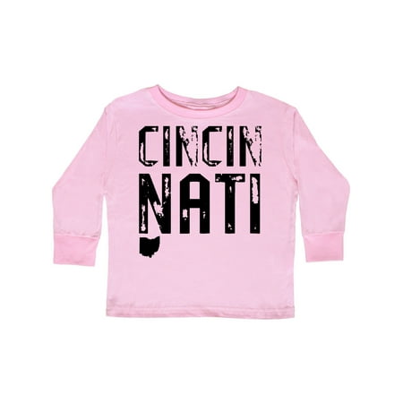 Inktastic Cincinnati Ohio Distressed Font Gift Toddler Boy or Toddler Girl Long Sleeve T-Shirt
Inktastic Cincinnati Ohio Distressed Font Gift Toddler Boy or Toddler Girl Long Sleeve T-Shirt