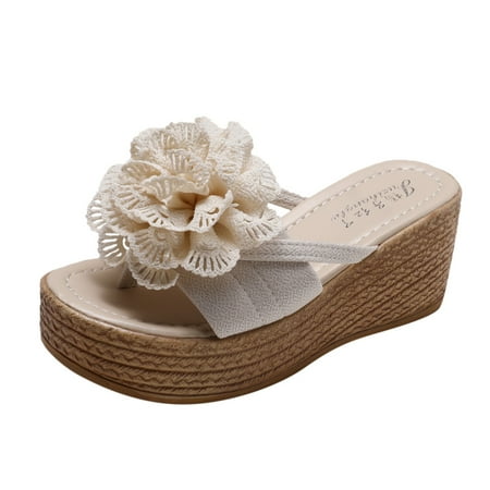 TAIAOJING Women s Sandals Ladies Sandals Slippers Spring Summer Flowers Fabric Platform Thick Bottom Slope Heels Zapatillas
TAIAOJING Women s Sandals Ladies Sandals Slippers Spring Summer Flowers Fabric Platform Thick Bottom Slope Heels Zapatillas