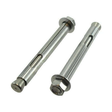 3/8 X 4 Stainless Steel Hex Head Sleeve Anchors (Pack of 12)