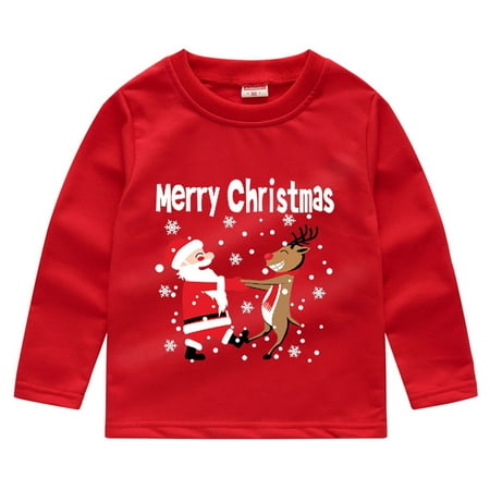 DENGDENG Bays Girl Boys Graphic Long Sleeve T-Shirt Toddler Christmas Crewneck Tee 1-5Y
DENGDENG Bays Girl Boys Graphic Long Sleeve T-Shirt Toddler Christmas Crewneck Tee 1-5Y