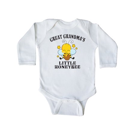 Inktastic Cute Bee Great Grandma s Little Honeybee with Stars Gift Baby Boy or Baby Girl Long Sleeve Bodysuit
Inktastic Cute Bee Great Grandma s Little Honeybee with Stars Gift Baby Boy or Baby Girl Long Sleeve Bodysuit