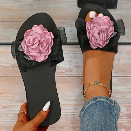 XIAQUJ Summer Slippers for Women Ladies Open Toe Slippers Flowers Bohemian Sandals Casual Shoes Flip Flops Sandals for Women Pink 9(42)
XIAQUJ Summer Slippers for Women Ladies Open Toe Slippers Flowers Bohemian Sandals Casual Shoes Flip Flops Sandals for Women Pink 9(42)