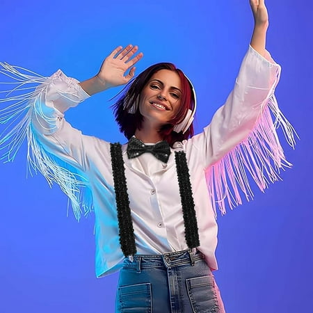 New Year s Eve Accessories Sequined Suspenders And Bow Glitter New Year s Eve Outfit For Carnival Men Women Accessories
New Year s Eve Accessories Sequined Suspenders And Bow Glitter New Year s Eve Outfit For Carnival Men Women Accessories