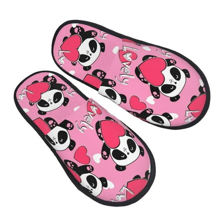 Balery Panda Heart Valentine Pink Slient Indoor Furry Fleece Comfort House Shoes Soft Non-Slip Home Shoes Cotton Slippers House Slippers-- Medium
Balery Panda Heart Valentine Pink Slient Indoor Furry Fleece Comfort House Shoes Soft Non-Slip Home Shoes Cotton Slippers House Slippers-- Medium