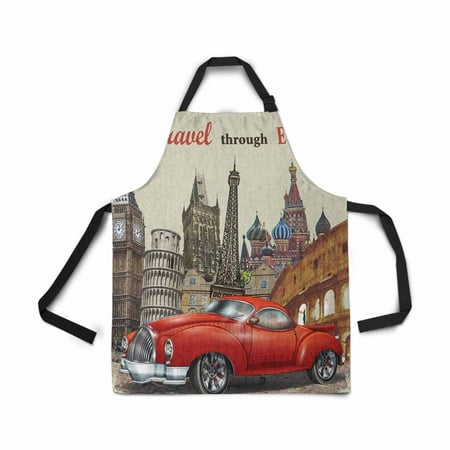 ASHLEIGH Adjustable Bib Apron for Women Men Girls Chef with Pockets Vintage Travel City Poster Bus Novelty Kitchen Apron for Cooking Baking Gardening Pet Grooming Cleaning
ASHLEIGH Adjustable Bib Apron for Women Men Girls Chef with Pockets Vintage Travel City Poster Bus Novelty Kitchen Apron for Cooking Baking Gardening Pet Grooming Cleaning