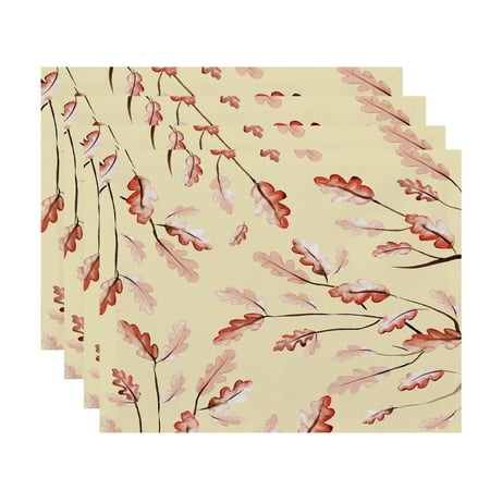 Simply Daisy Wild Oak Leaves 18 x 14 Inch Cream Floral Print Placemat (Set of 4)
Simply Daisy Wild Oak Leaves 18 x 14 Inch Cream Floral Print Placemat (Set of 4)