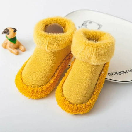 Cathalem Shoes Toddler Boys Toddle Footwear Winter Toddler Shoes Soft Bottom Indoor Non Slip Warm Floor Socks Shoes Shoes Yellow 12 Months
Cathalem Shoes Toddler Boys Toddle Footwear Winter Toddler Shoes Soft Bottom Indoor Non Slip Warm Floor Socks Shoes Shoes Yellow 12 Months