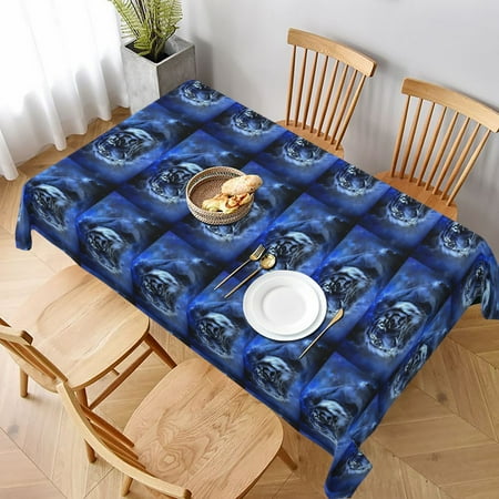 Tablecloth Cool Tiger Table Cloth For Rectangle Tables Waterproof Resistant Picnic Table Covers For Kitchen Dining/Party(60x90in)
Tablecloth Cool Tiger Table Cloth For Rectangle Tables Waterproof Resistant Picnic Table Covers For Kitchen Dining/Party(60x90in)