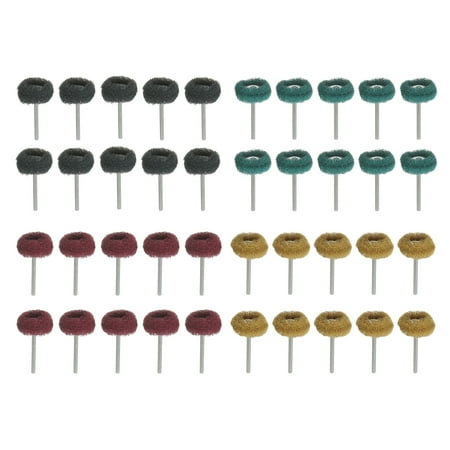 Carevas 40Pcs T-Type Polishing Wheel with Handle Nylon Fiber Buffing Wheel Multifunctional Grinding Head Grinder Head Grinder Tips Rotary Grinding Tool Grinding Accessory
Carevas 40Pcs T-Type Polishing Wheel with Handle Nylon Fiber Buffing Wheel Multifunctional Grinding Head Grinder Head Grinder Tips Rotary Grinding Tool Grinding Accessory
