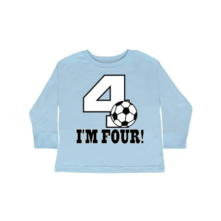 Inktastic 4th Birthday Soccer 4 Year Old Gift Toddler Boy or Toddler Girl Long Sleeve T-Shirt
Inktastic 4th Birthday Soccer 4 Year Old Gift Toddler Boy or Toddler Girl Long Sleeve T-Shirt