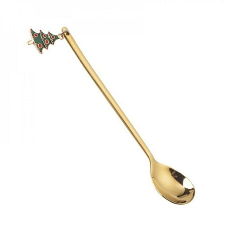 Hazel Tech Stainless Steel Christmas Spoon Christmas Stirring Spoon with Christmas Pendant
Hazel Tech Stainless Steel Christmas Spoon Christmas Stirring Spoon with Christmas Pendant