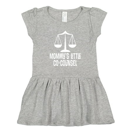 Inktastic Lawyer Mommy Little Co Counsel Gift Toddler Girl Dress