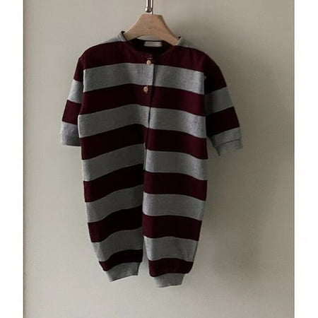 DanceeMangoo Newborn Baby Long Sleeve Striped Romper Cotton Infant Boy Girl Spring Autumn Loose Jumpsuit Toddler Casual Clothes 0-24M
DanceeMangoo Newborn Baby Long Sleeve Striped Romper Cotton Infant Boy Girl Spring Autumn Loose Jumpsuit Toddler Casual Clothes 0-24M