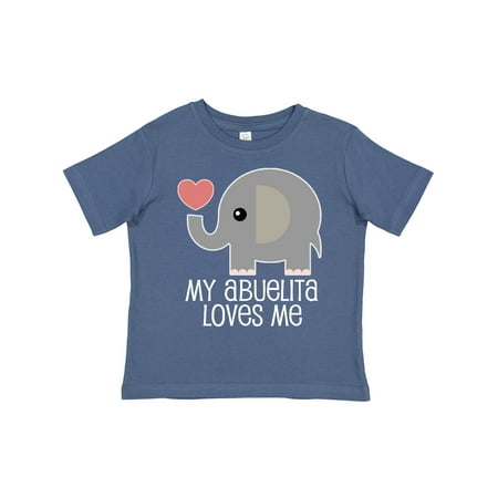 Inktastic My Abuelita Loves Me Gift Toddler Boy or Toddler Girl T-Shirt