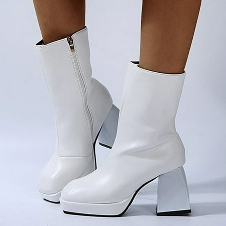 Ankle Boots Womens Ladies Platform Squared Heels Squared Toe Zip Up Solid Boots Shoes
Ankle Boots Womens Ladies Platform Squared Heels Squared Toe Zip Up Solid Boots Shoes